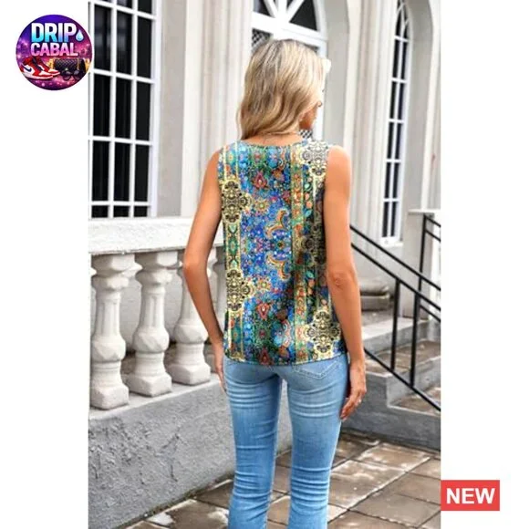 Satin Camisole Top V-Neck Pleated Sleeveless Blouse Elegant Business Casual - Picture 2 of 5